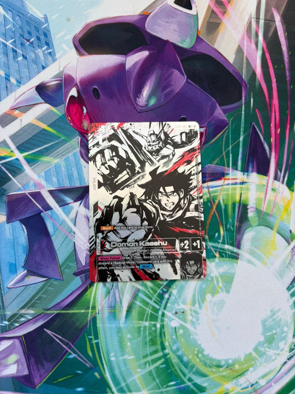 Domon Kasshu(R+) GD-05: Freedom Ascension gundam Card, Enlèvement ou Envoi