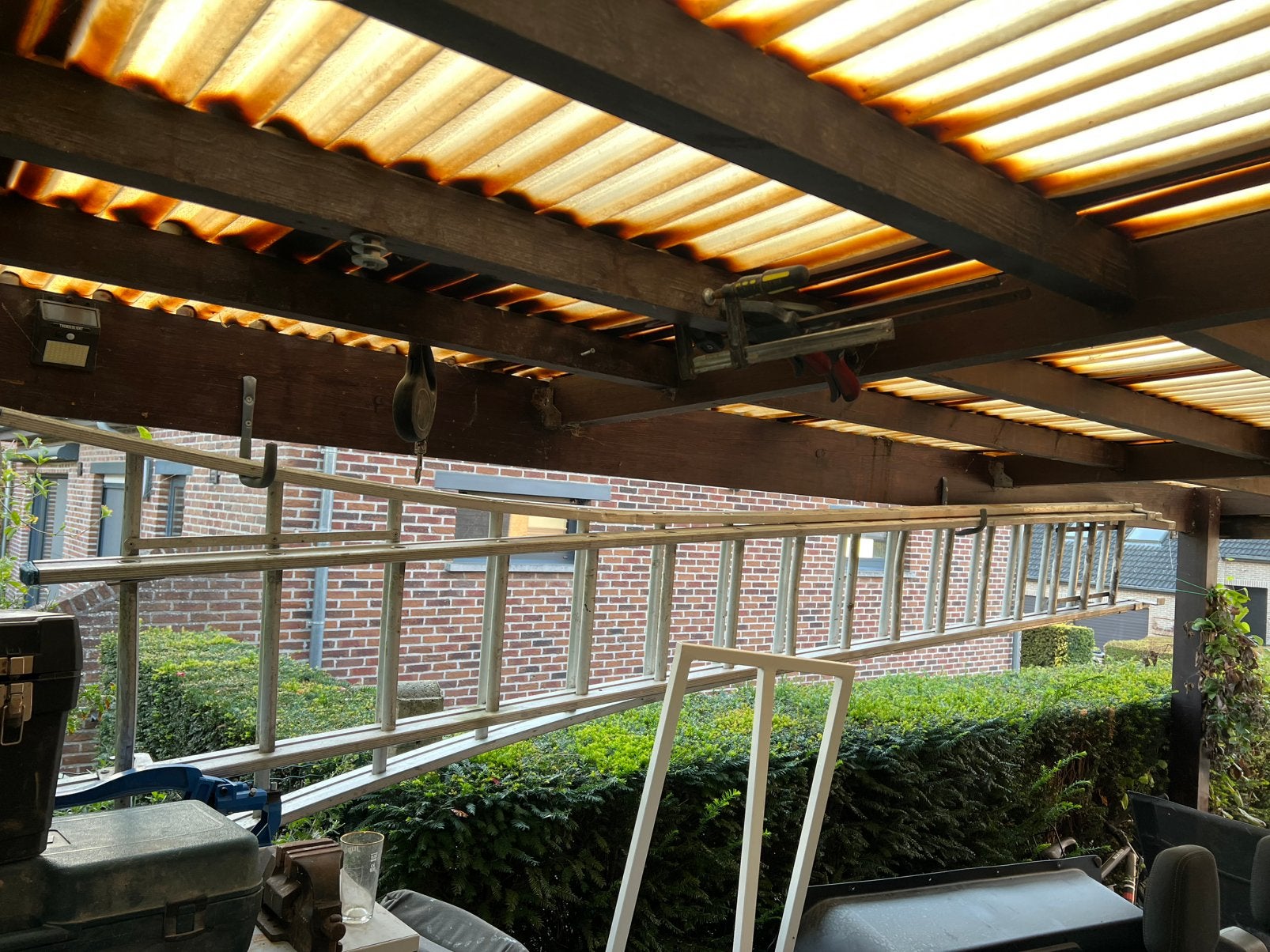 Twee stelling aan twee trappen, Tuin en Terras, Ophalen, Zo goed als nieuw