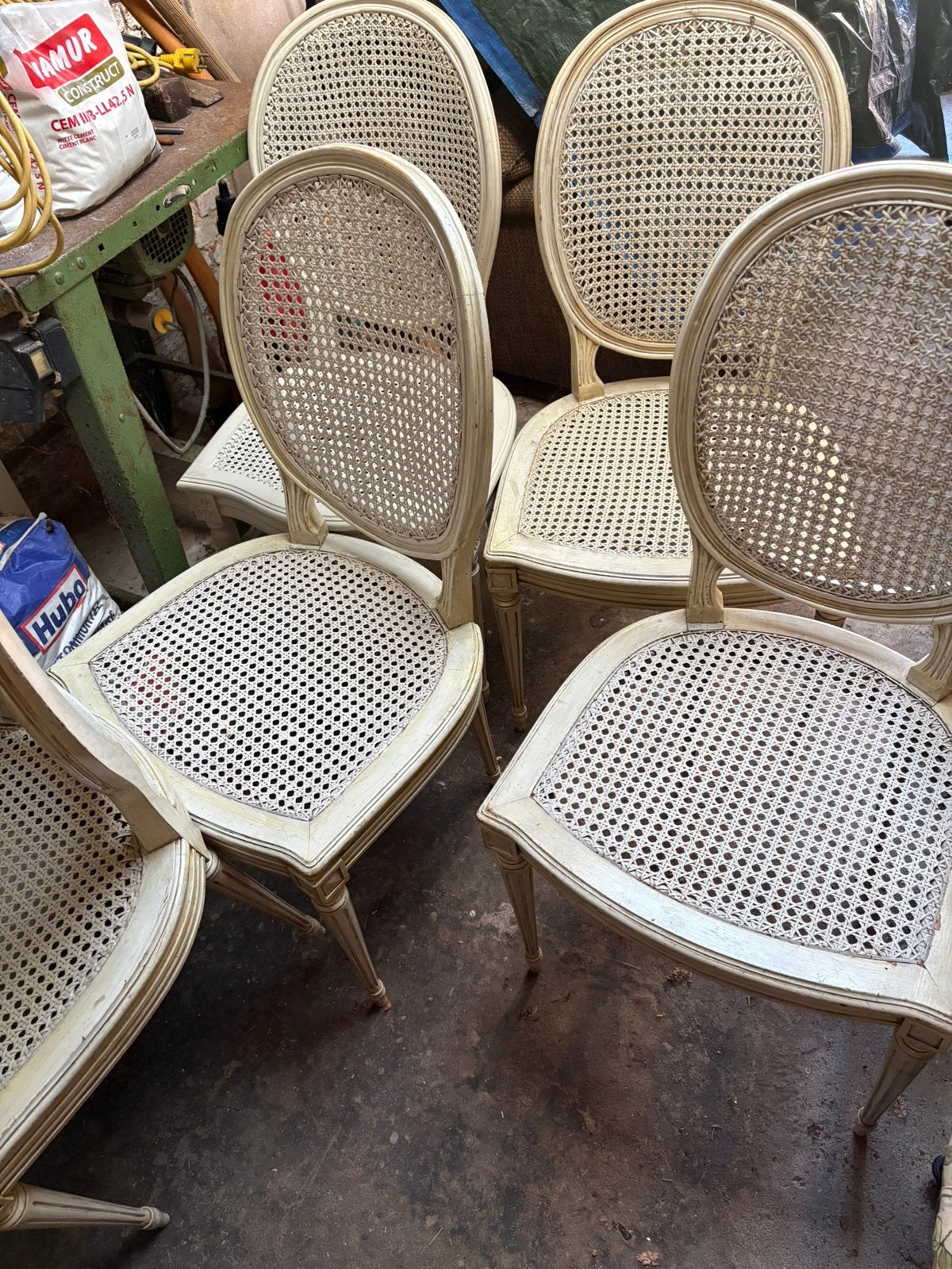 Set met 8 stoelen, Enlèvement