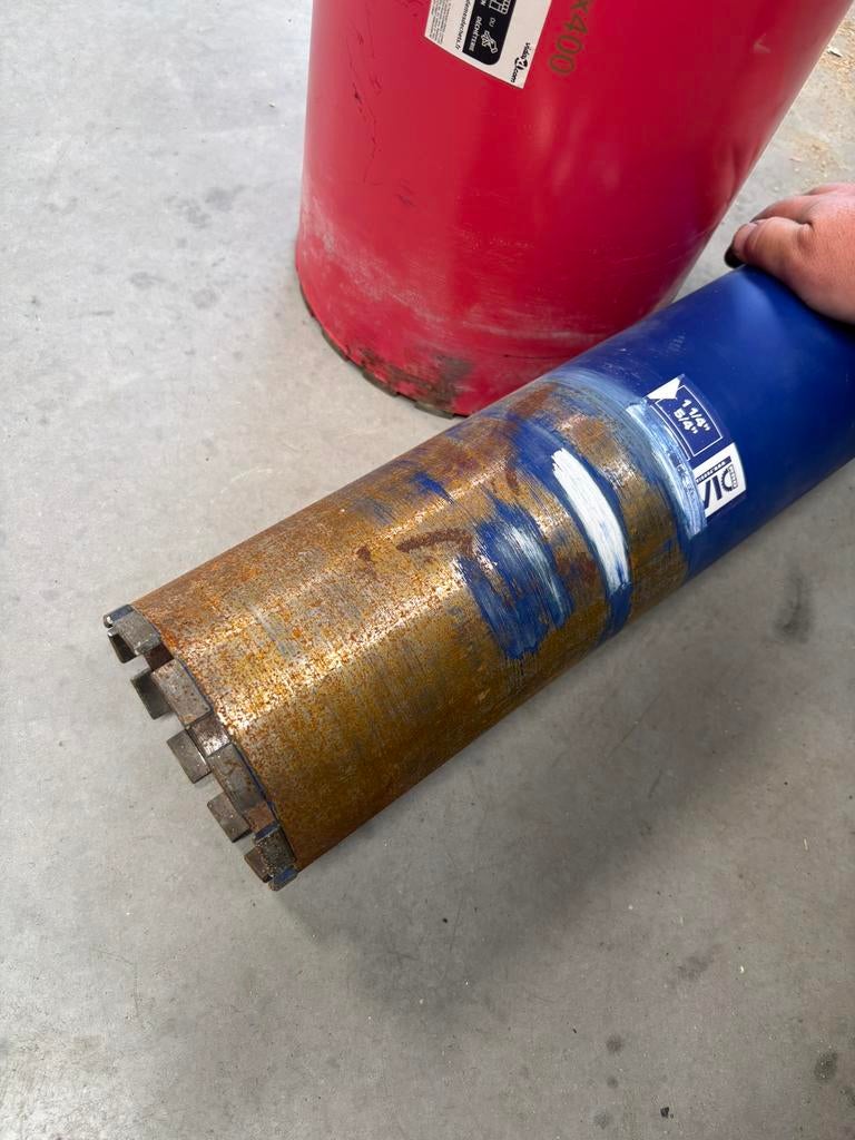 Diamantboor beton, Doe-het-zelf en Bouw, Gereedschap | Boormachines, Ophalen, Zo goed als nieuw
