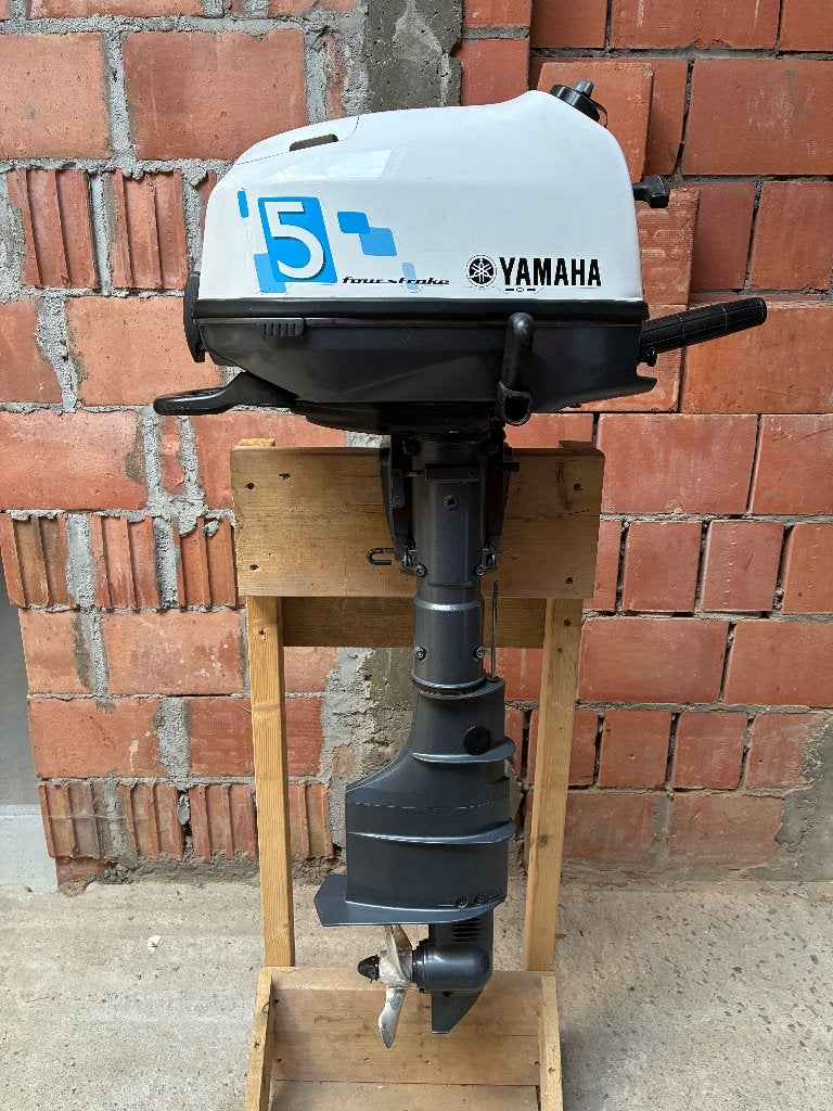 Yamaha 5pk langstaart 4takt, Sports nautiques & Bateaux, Moteurs Hors-bord & In-bord, Utilisé, Essence, Moteur hors-bord, 5 à 10 ch
