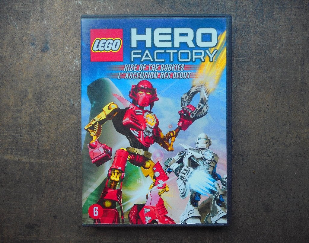 Lego DVD Hero Factory Rise Of The Rookies (zie foto's) III, À partir de 6 ans, Enlèvement ou Envoi, Dessin animé, Autres genres