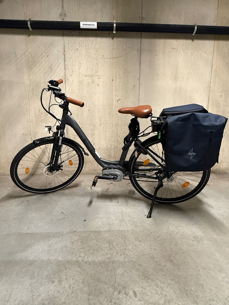 E-bike dames Urban E600, middenmotor, nieuwe accu, 332 km, 47 à 51 cm, Enlèvement, Comme neuf, Autres marques
