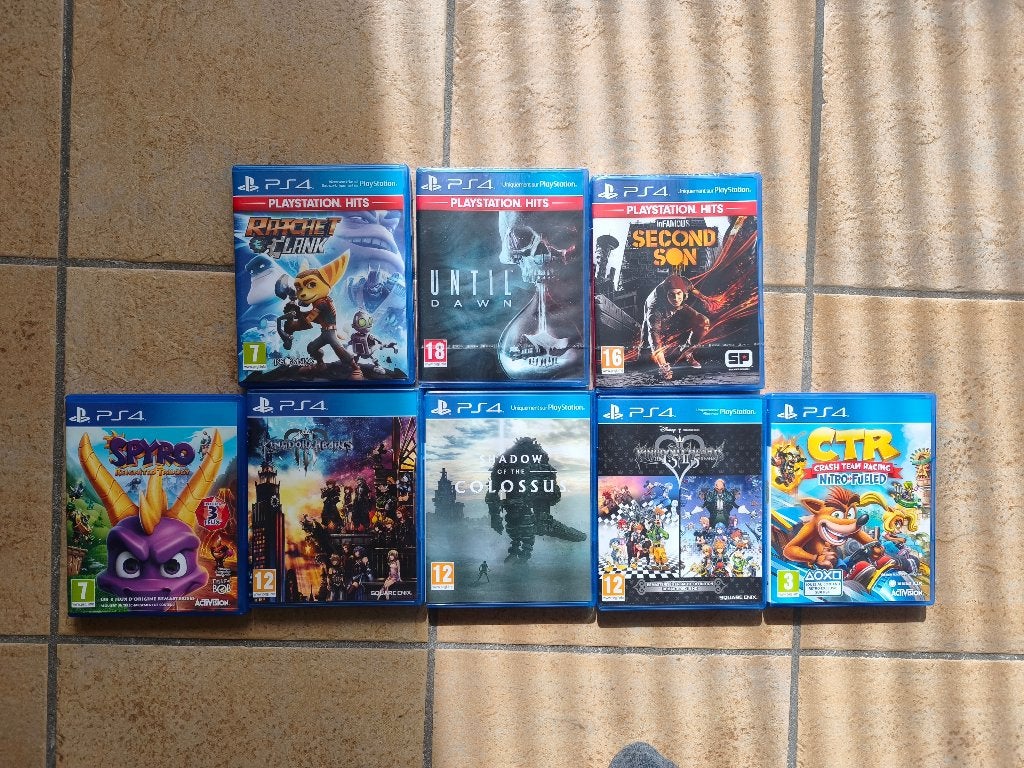 Pack jeux PS4, Enlèvement, Comme neuf