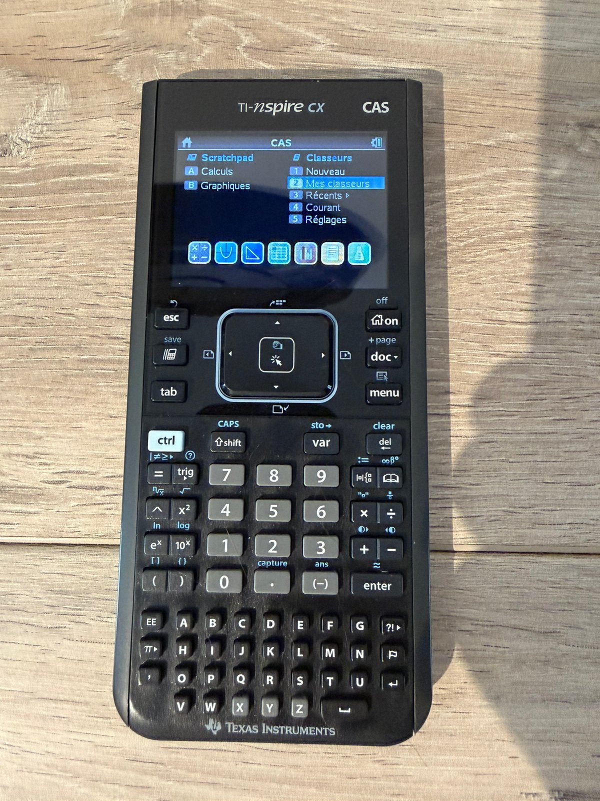 TI-Nspire CX CAS – Excellent état + Ndless installé, Enlèvement ou Envoi, Utilisé