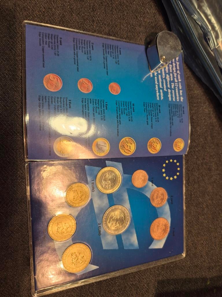 Set 2001 monaco 2 euro mapje, Ophalen of Verzenden, Monaco, 2 euro, Setje