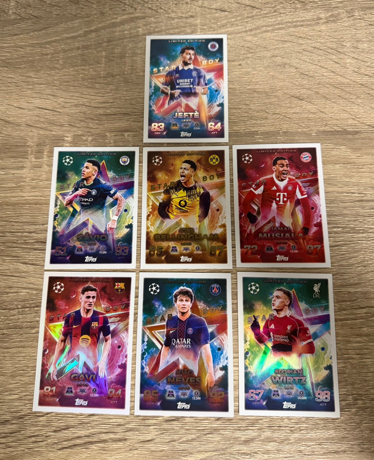Topps match attax star boy limited edition, Enlèvement ou Envoi, Comme neuf