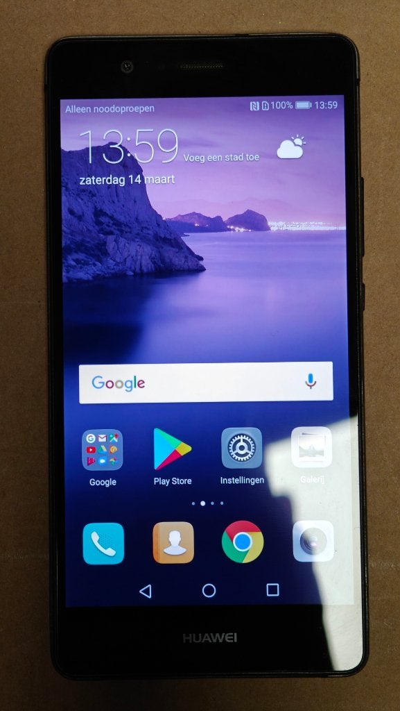 Huawei P9 lite 3 Go de RAM/16 Go de ROM noir + gris foncé, 10 mégapixels ou plus, Enlèvement ou Envoi, Utilisé, Sans abonnement