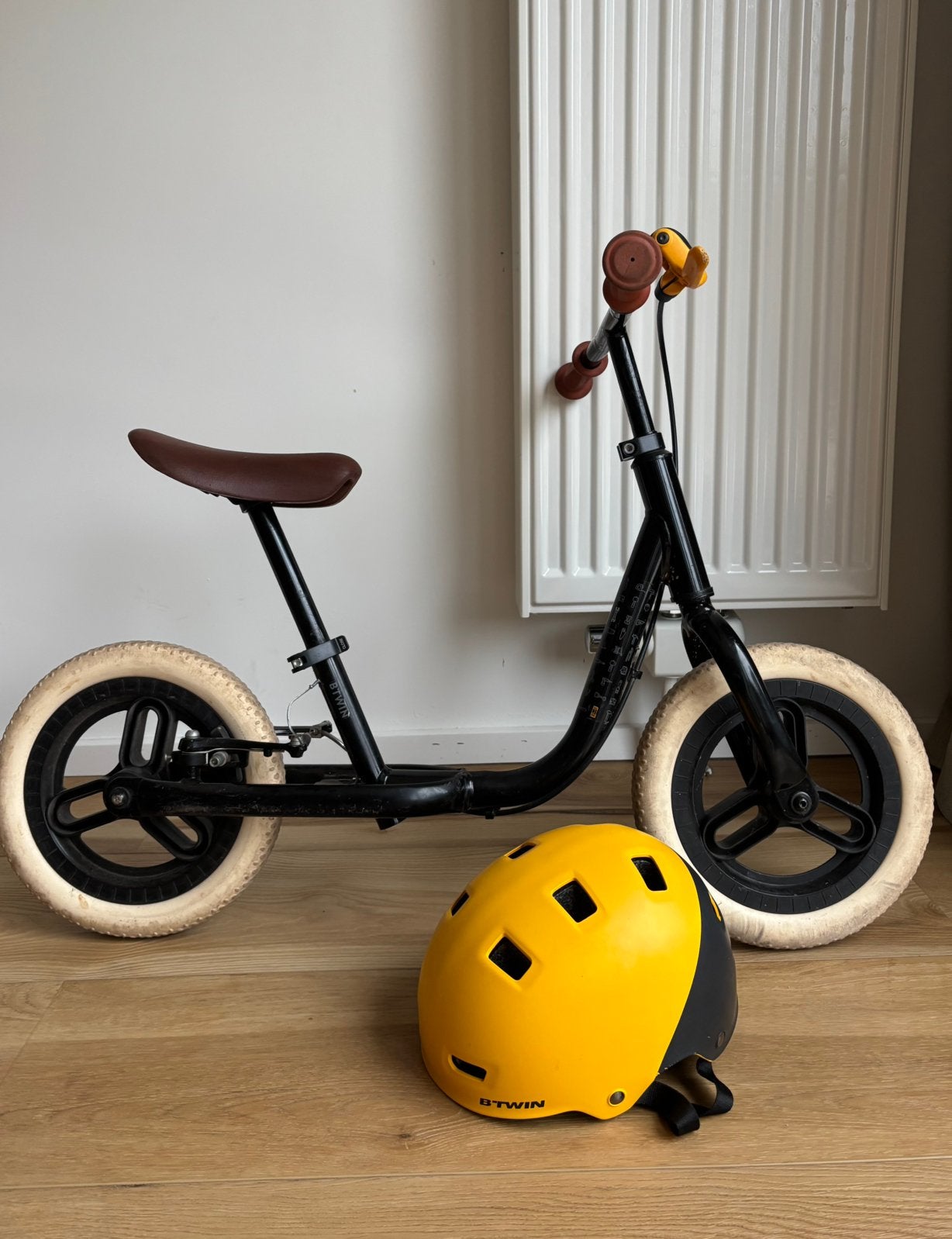 Draisienne B’Twin + casque, Enlèvement