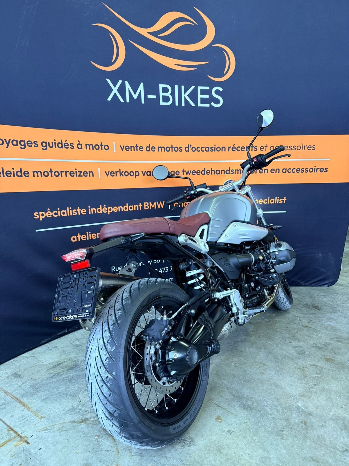 BMW R Nine T Scrambler 2024, Permis Moto A, Entreprise, Plus de 35 kW, Poignées chauffantes