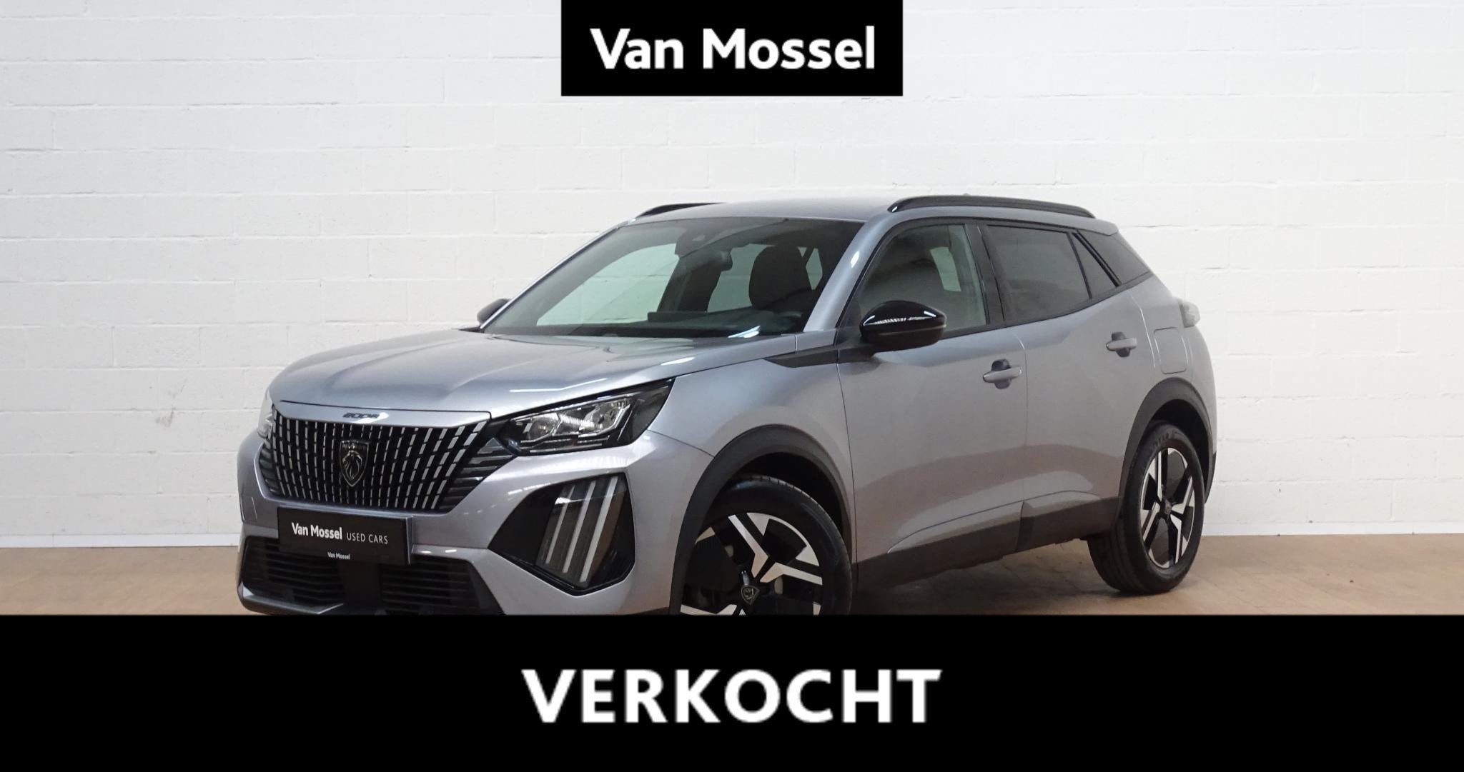 Peugeot 2008 1.2 HYBRID 145 e-DSC6 Allure, Auto's, Stof, Gebruikt, Zwart, 136 pk