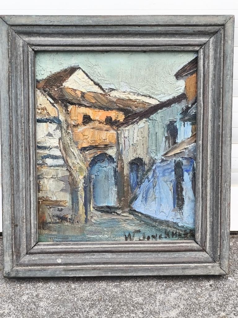 Huile sur panneau signe Walter jonckheere, Antiquités & Art, Art | Peinture | Classique, Enlèvement ou Envoi