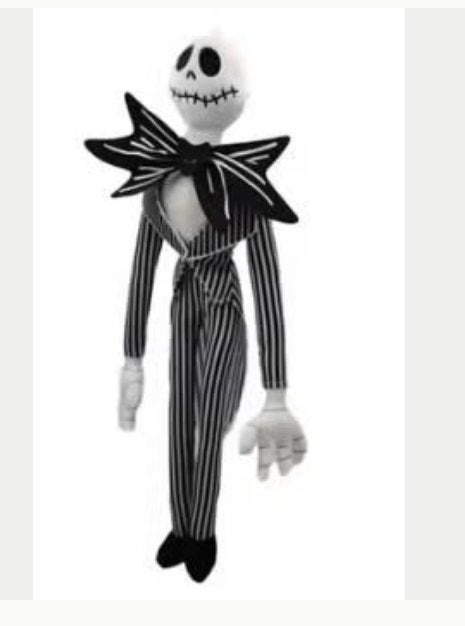 Nightmare Before Christmas Jack Skellington knuffel (50cm), Ophalen of Verzenden, Nieuw