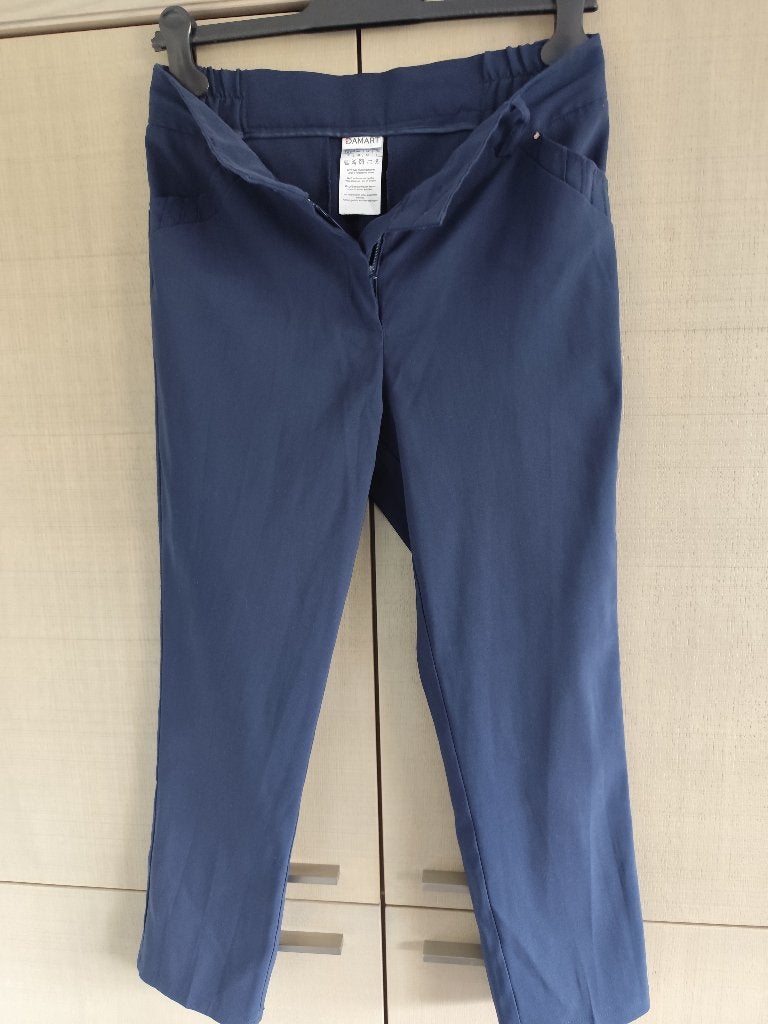 Broek Damart, maat 38, Kleding | Dames, Broeken en Pantalons, Maat 38/40 (M), Blauw, Ophalen of Verzenden, Zo goed als nieuw
