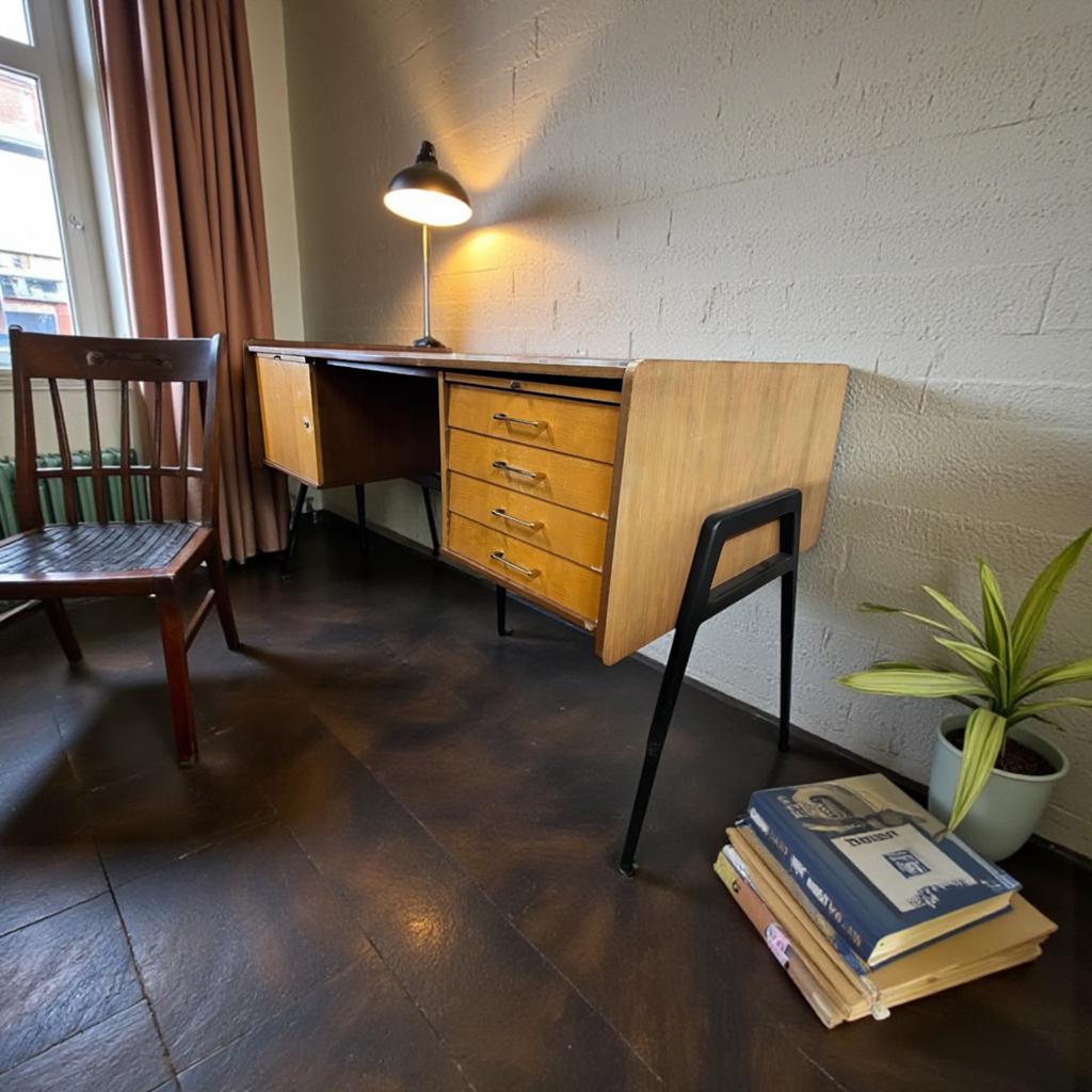 bureau/table d'écriture vintage à deux faces, Envoi