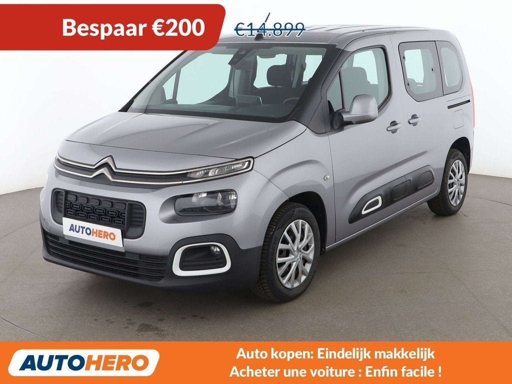 Citroën Berlingo 1.2 PureTech Live M, Autos, Argent ou Gris, Achat, Euro 6, Boîte manuelle
