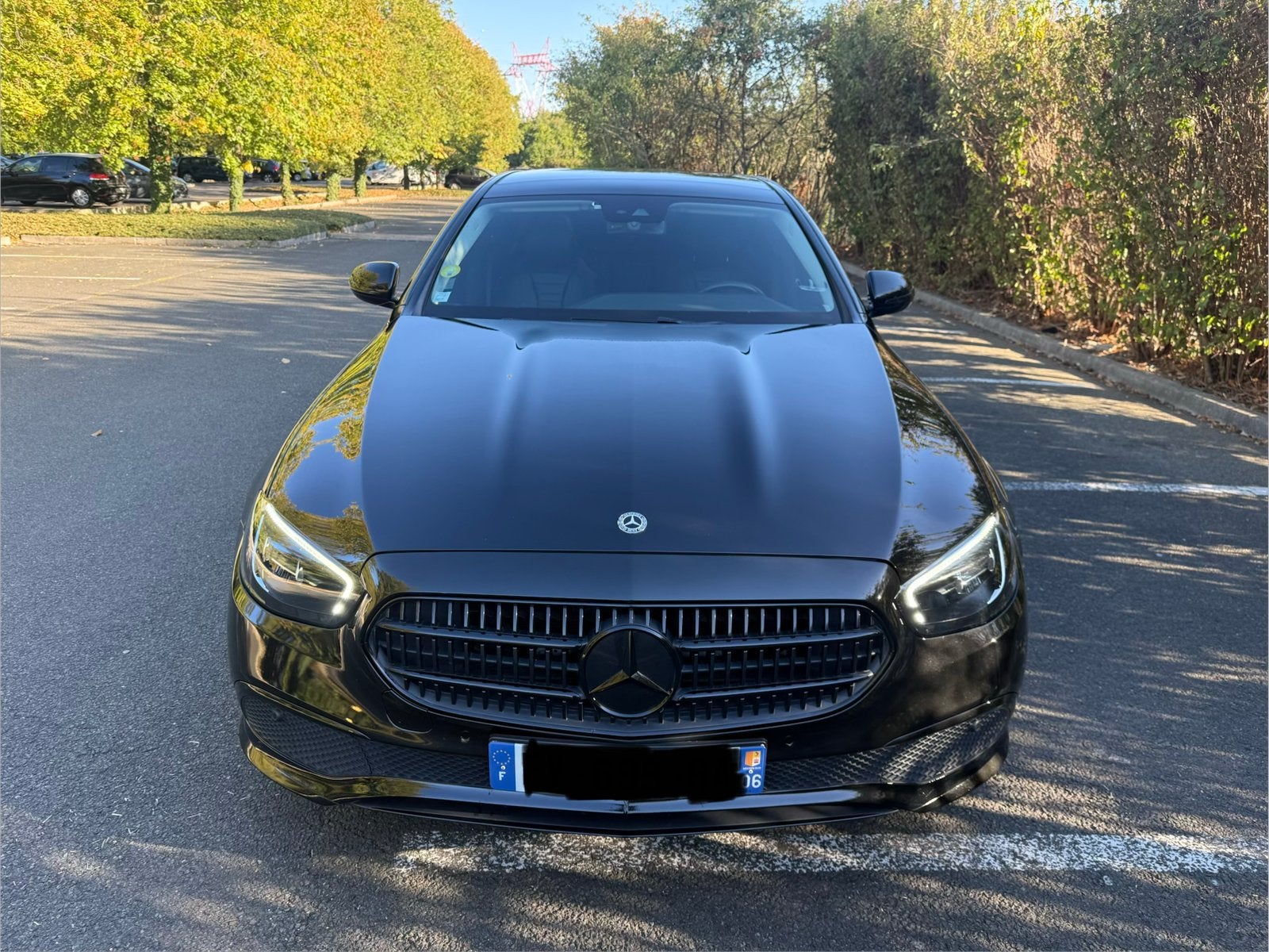 Mercedes E-Klasse 220d, Auto's, Automaat, Zwart, Zwart, Particulier