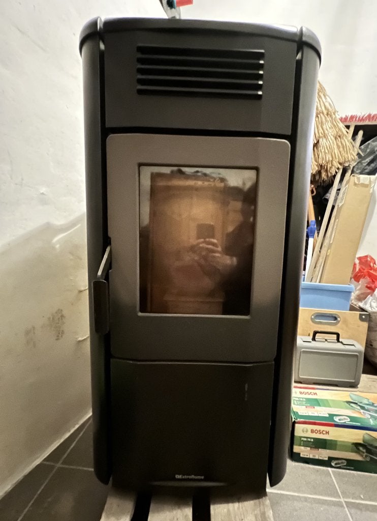 Poêle à pellets La Nordica Extraflame Viviana 11kW, 800 watts ou plus, Moins de 60 cm, Enlèvement, Utilisé