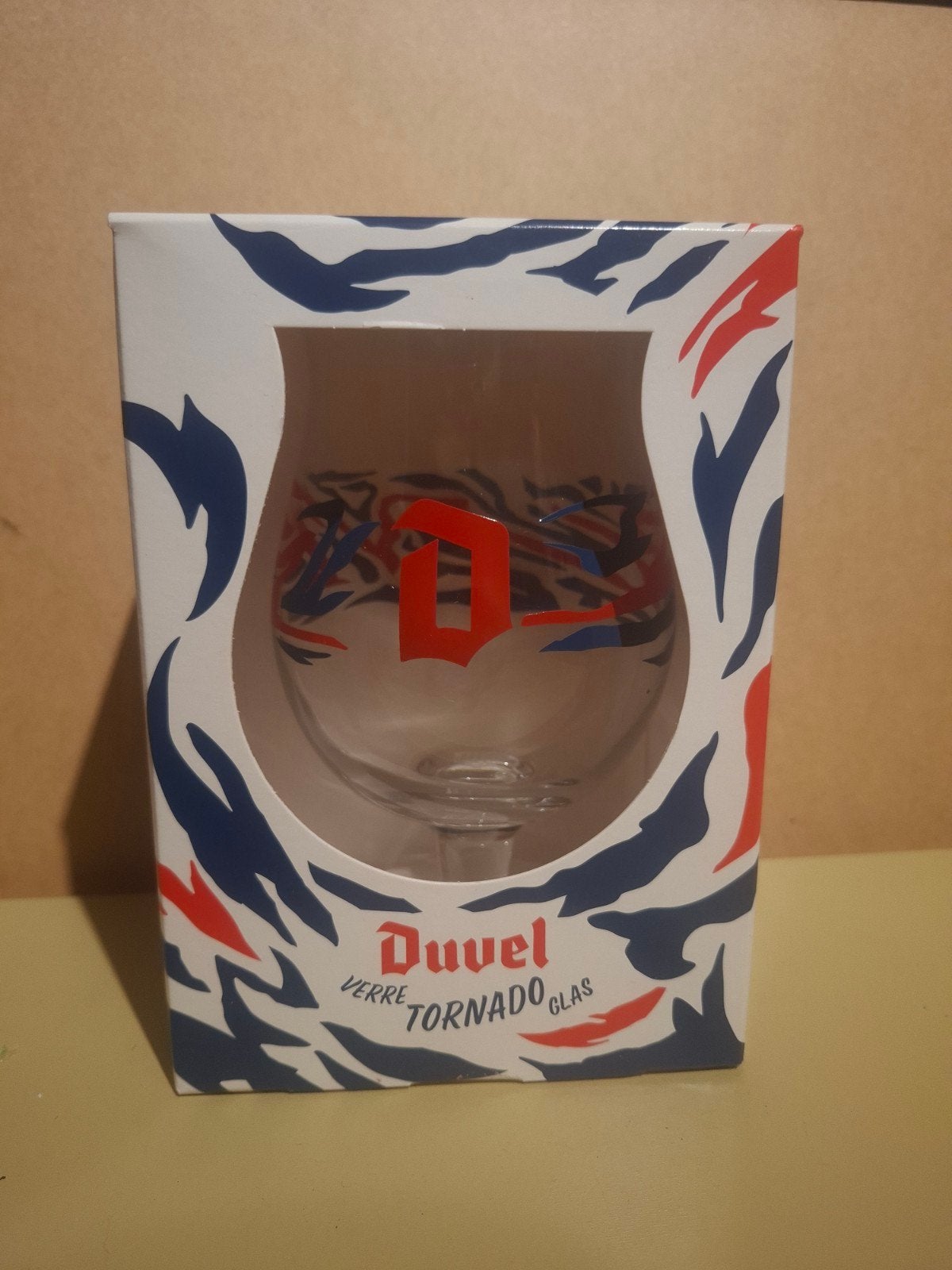 Verre Duvel Tornado, Collections, Verres & Petits Verres, Enlèvement ou Envoi