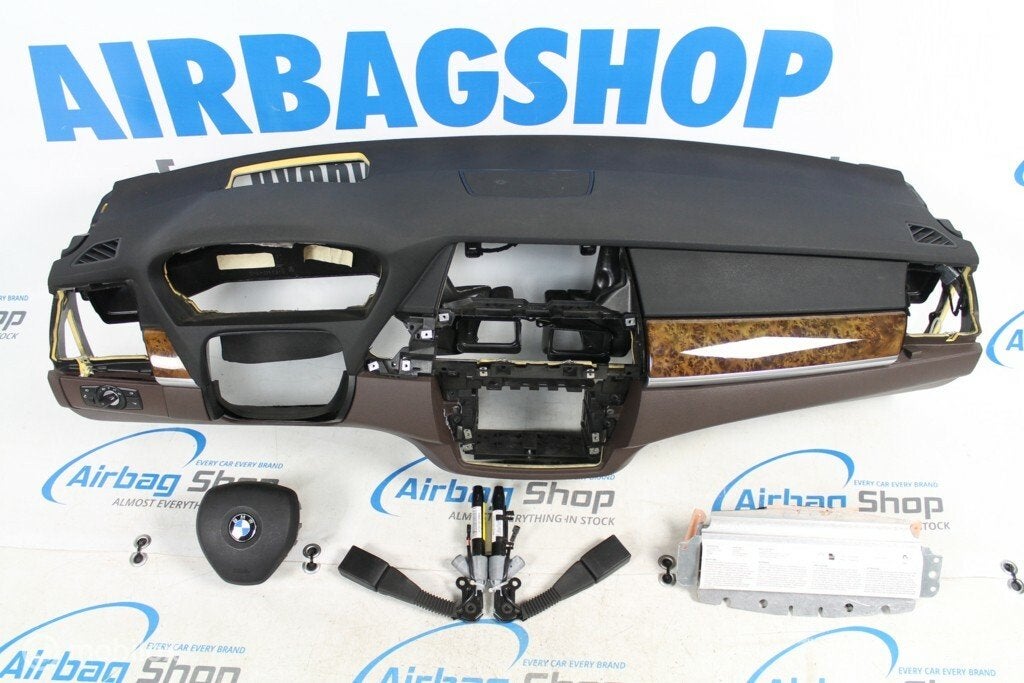 Airbag kit Tableau de bord brun BMW X5 X6 E70 E71