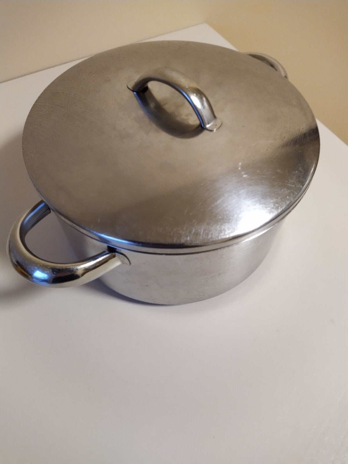marmite Demeyere diamètre 21 cm, Maison & Meubles, Inox, Demeyere, Enlèvement ou Envoi, Utilisé