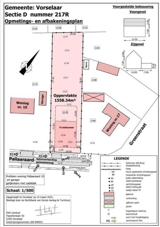 Bouwgrond Vorselaar - Pallaaraard, Immo, Gronden en Bouwgronden, Vorselaar, Verkoop zonder makelaar, 1500 m² of meer