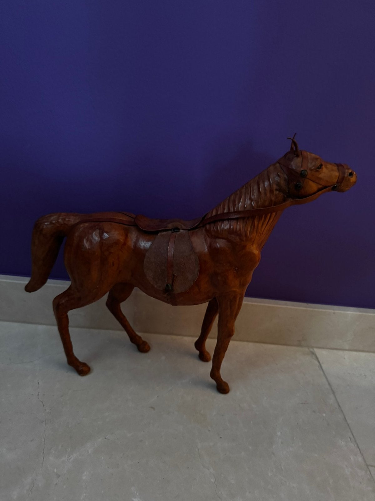 Paard leer 31 cm, Ophalen of Verzenden, Gebruikt, Paard