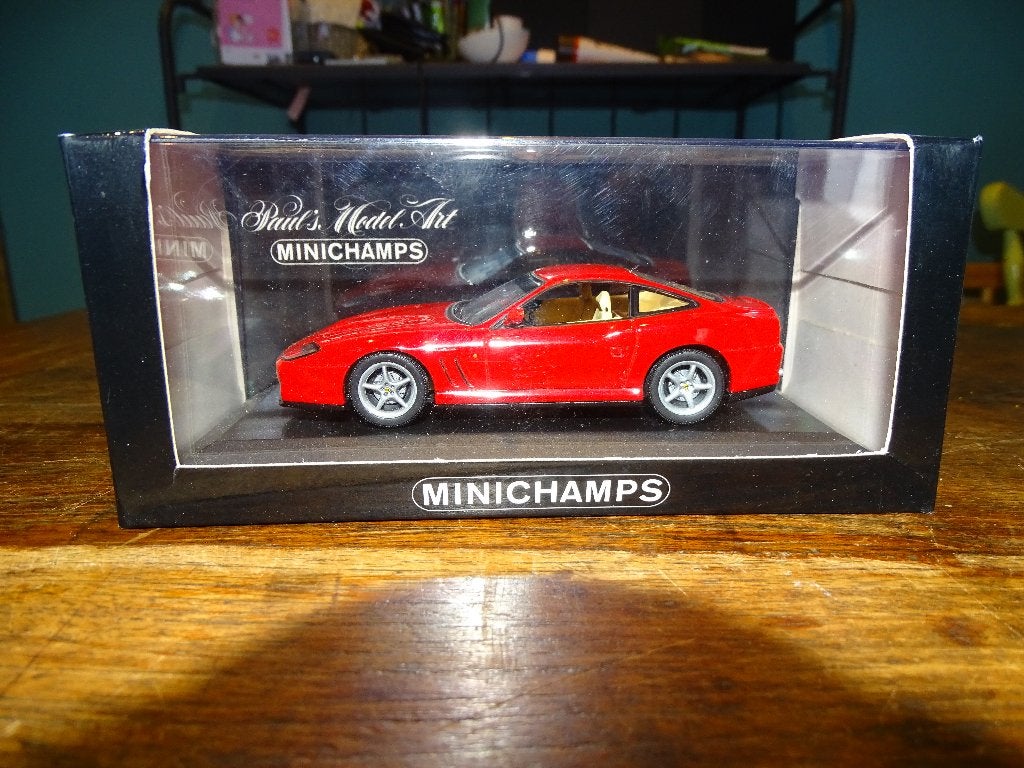 Minichamps Ferrari 550 Maranello de 1996 1/43, Enlèvement ou Envoi, Neuf, Voiture, MiniChamps