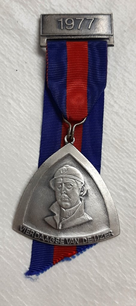 Medaille van de Vierdaagse van de IJzermars - Albert I 1977, Ophalen of Verzenden