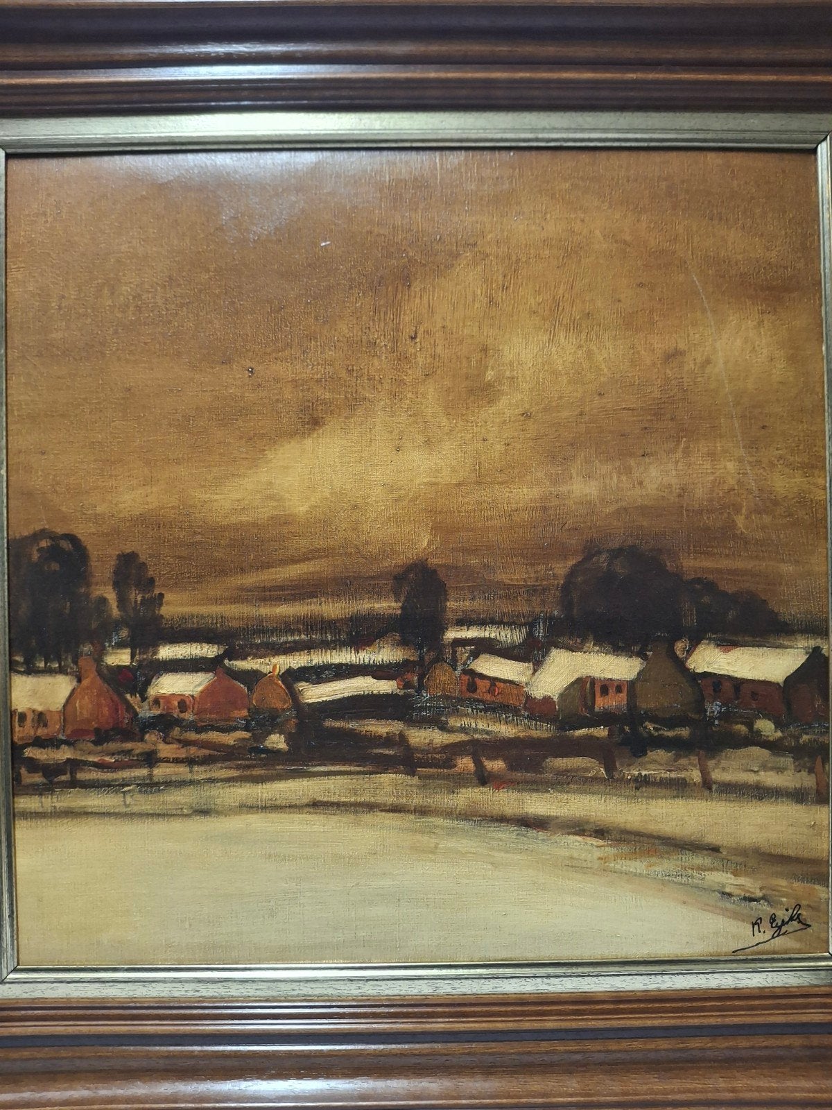 mooi klassiek schilderij, Antiek en Kunst, Ophalen of Verzenden, Klassiek