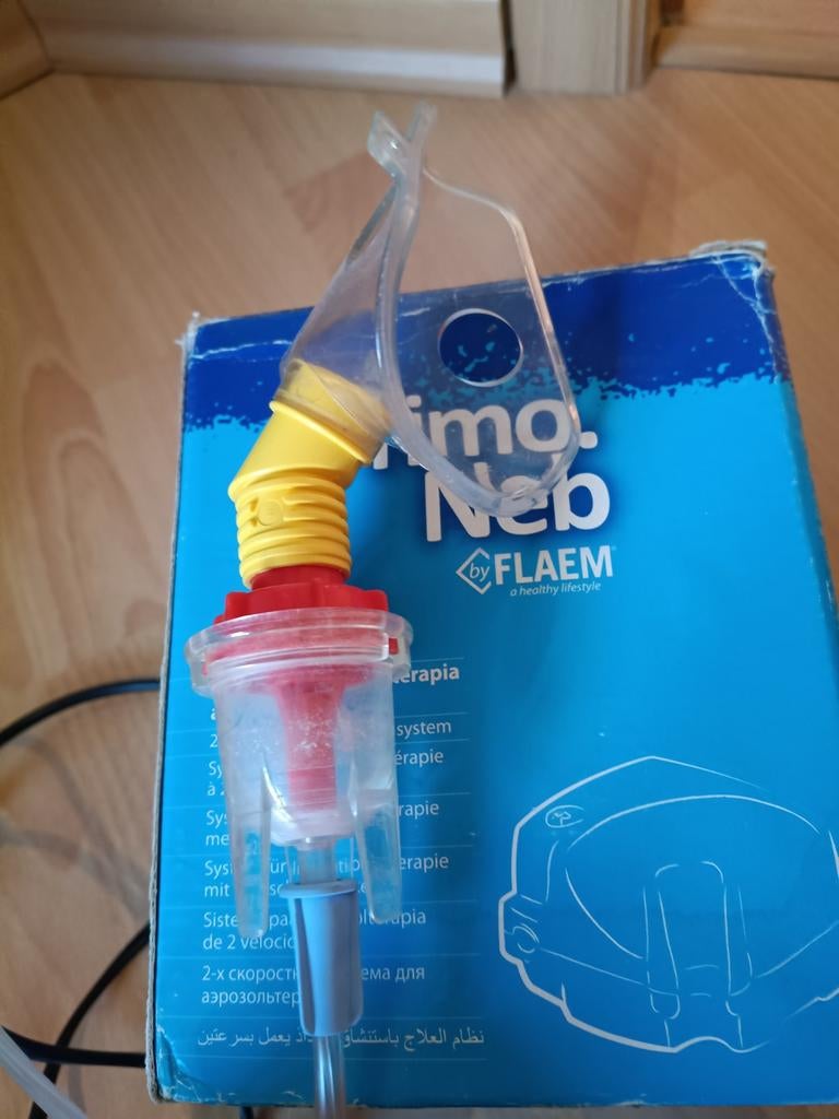 Aerosol apparaat primo neb, Enfants & Bébés, Bains & Soins, Enlèvement ou Envoi, Utilisé