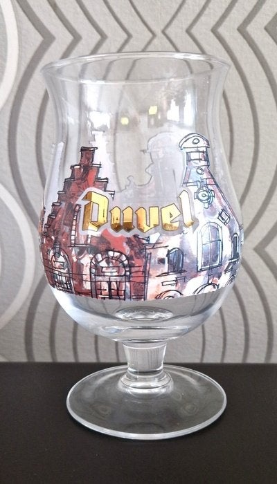 Duvel glas 'Rooftops', Verzamelen, Ophalen of Verzenden, Bierglas