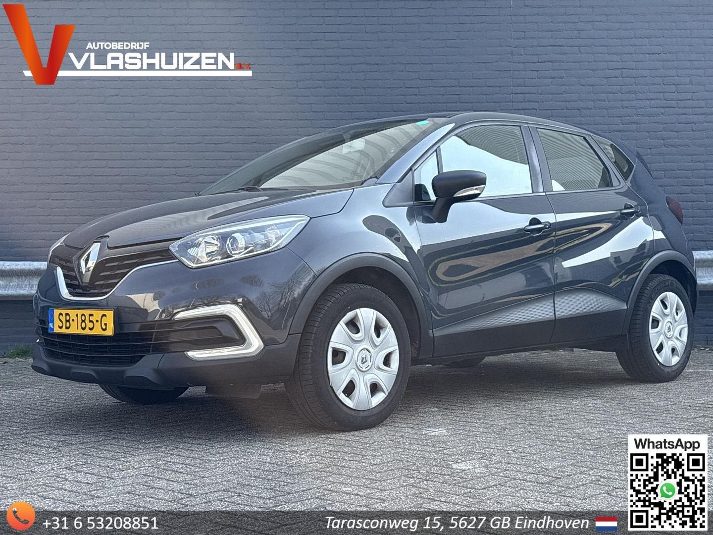 Renault Captur 0.9 TCe Life | € 7.400,- NETTO! | Airco | Cru, Autos, Renault, Achat, Entreprise, Boîte manuelle, Noir