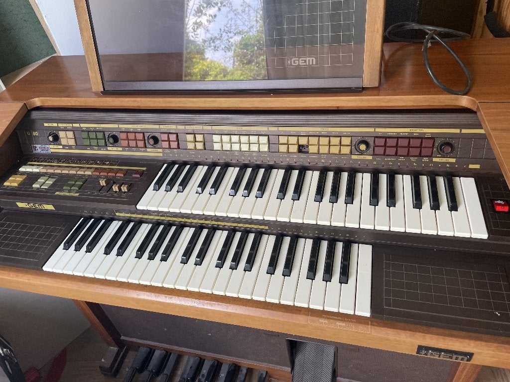 GEM G80 orgel, Musique & Instruments, Orgues, Enlèvement, Utilisé, 2 claviers, Orgue