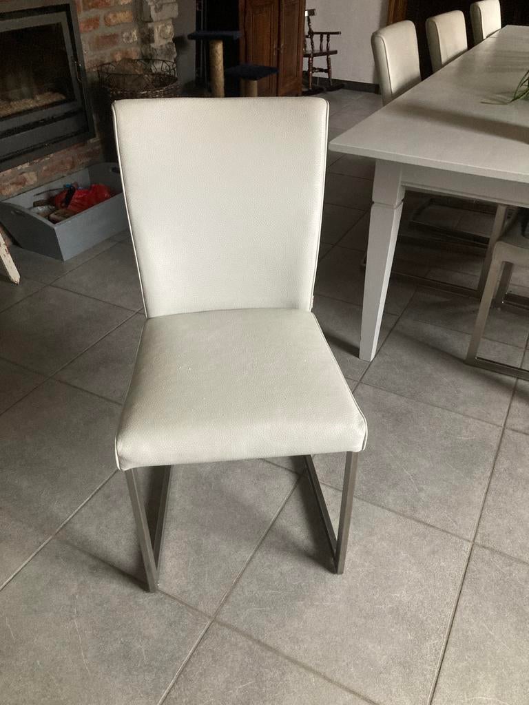 4 eetkamerstoelen, Huis en Inrichting, Ophalen, Overige materialen, Gebruikt, Vier