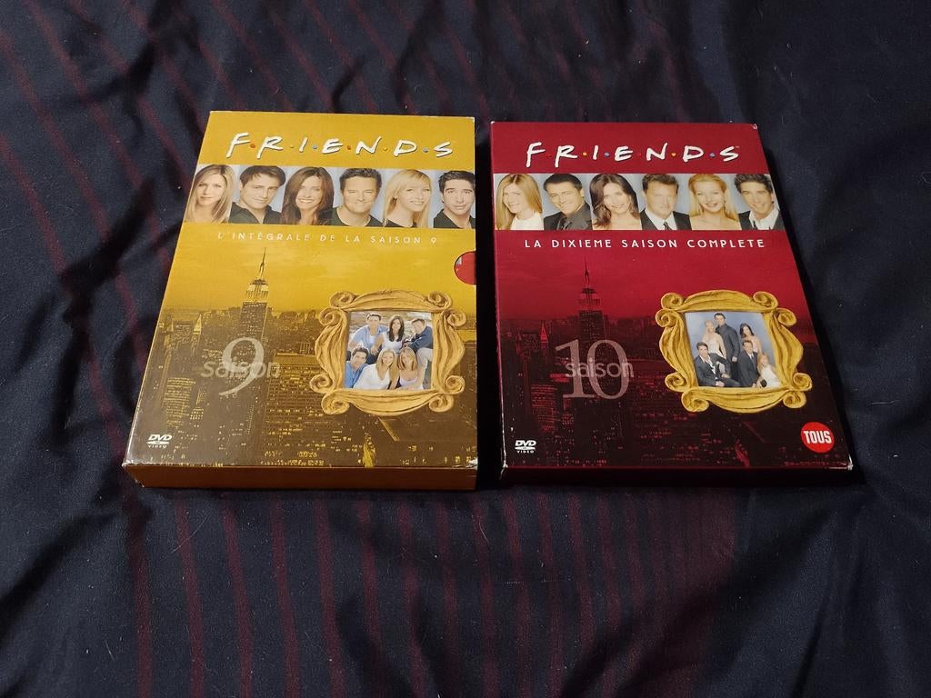 Volledige dvd-boxset seizoen 9 en 10 Friends-serie te koop, Boxset, Vanaf 9 jaar, Ophalen of Verzenden, Zo goed als nieuw