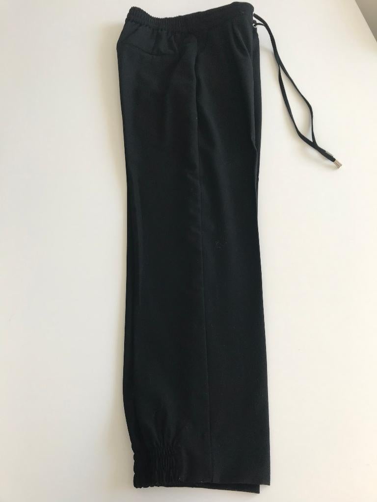Zwarte wijde broek met koord van ZARA maat XS, Kleding | Dames, Nieuw, Ophalen of Verzenden, Maat 34 (XS) of kleiner, Lang