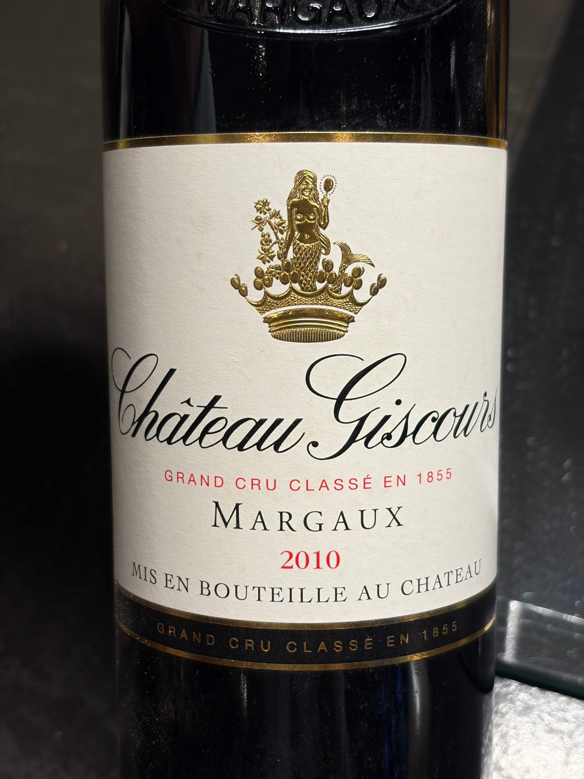Château Giscours, Margaux 2010, Enlèvement, Comme neuf
