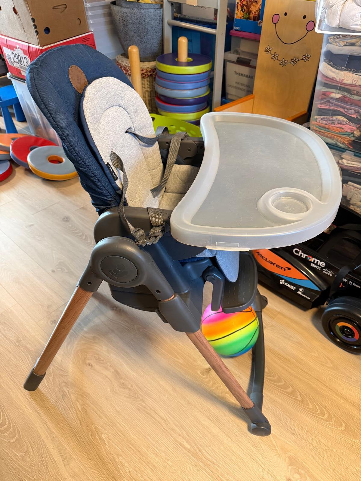Maxi-Cosi Minla Plus Kinderstoel/meegroeistoel(blauw/grijs), Enlèvement, Comme neuf, Chaise(s)