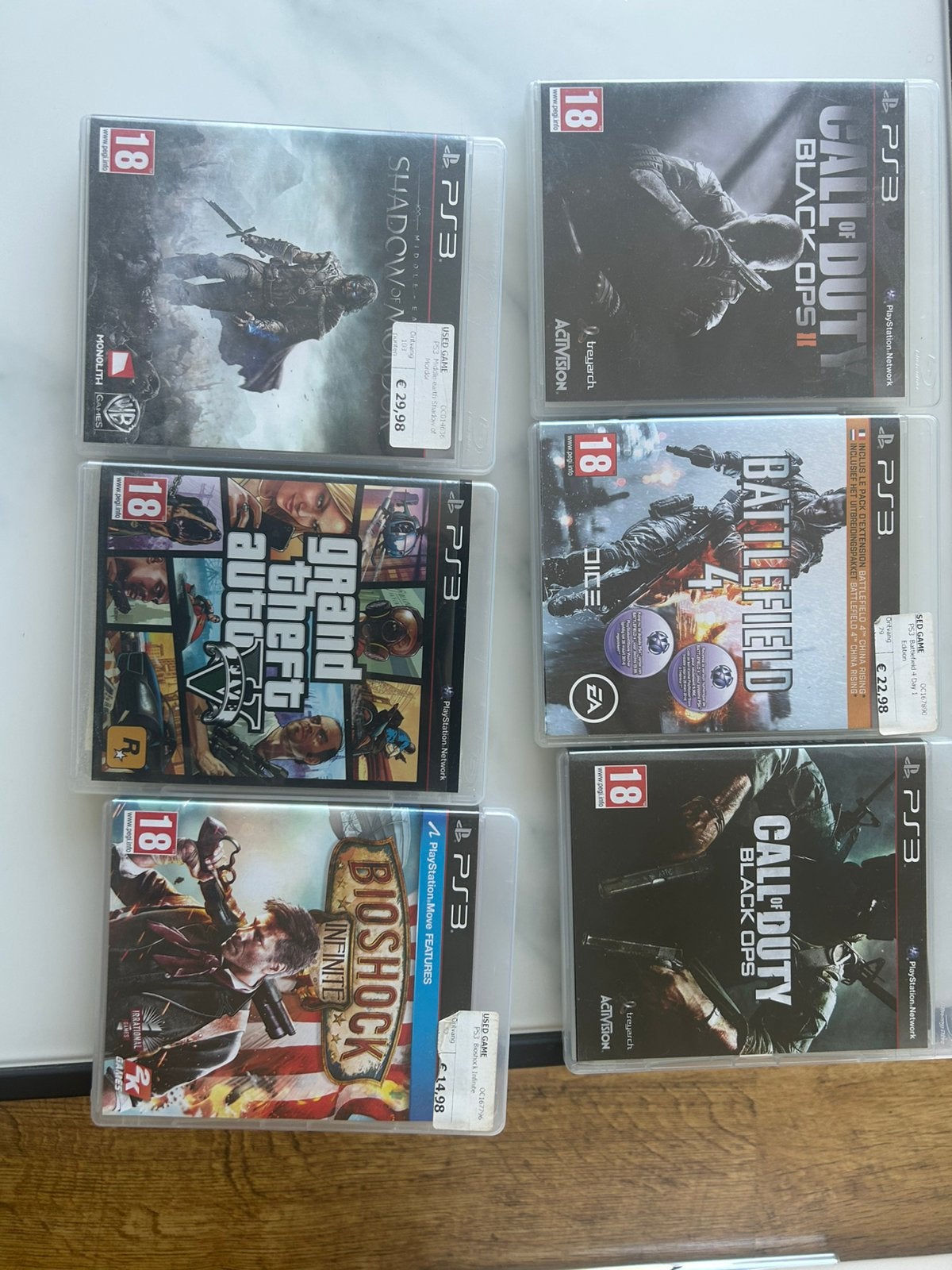 6 playstation 3 games, Games en Spelcomputers, Spelcomputers | Sony PlayStation 3, Ophalen, Zo goed als nieuw