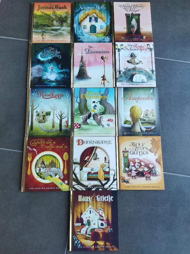 13 boeken met sprookjesverhalen, Ophalen, Zo goed als nieuw, Gebroeders Grimm
