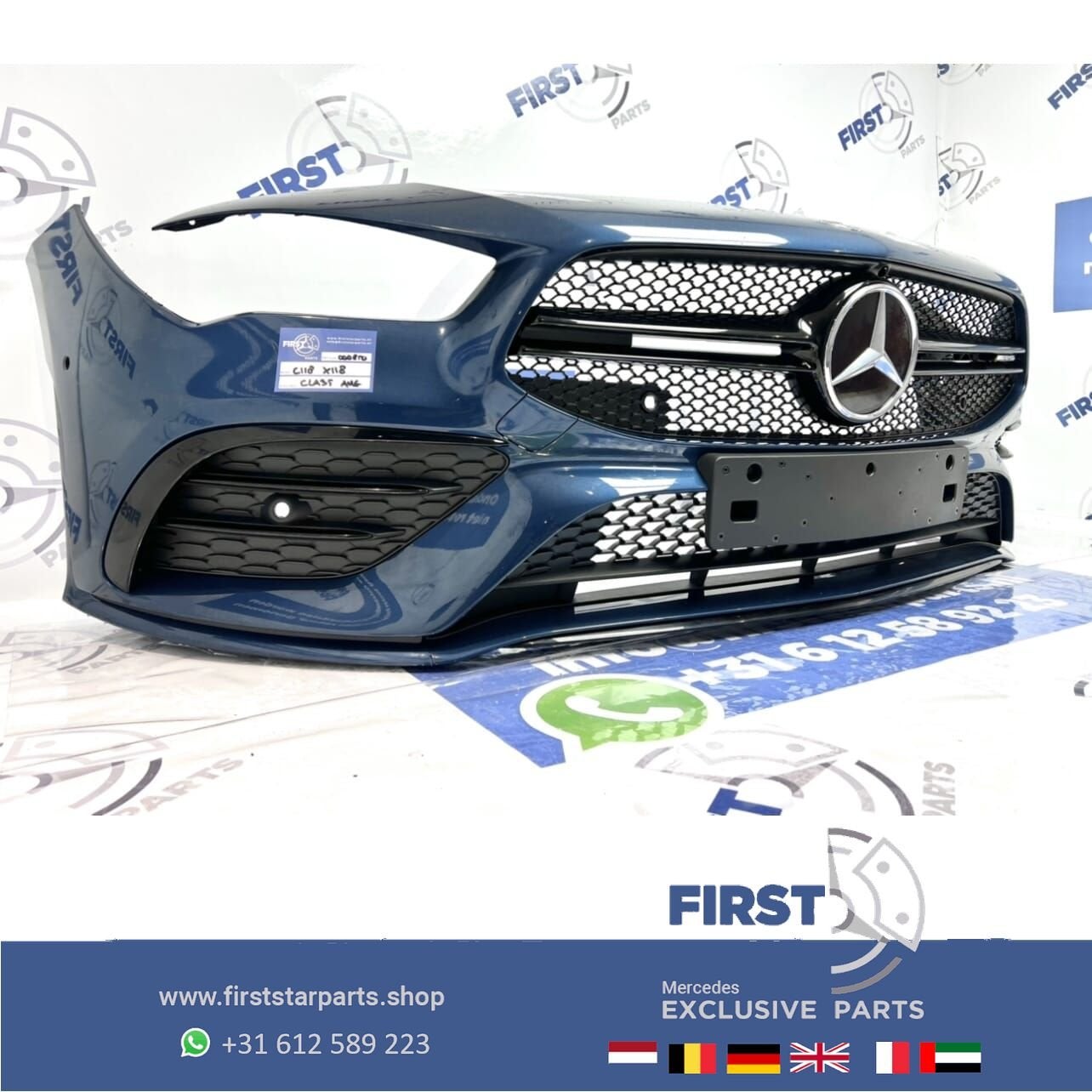 W118 C118 CLA 35 AMG VOORBUMPER COMPLEET + AMG GRIL 2018-202, Utilisé, -, Avant, -