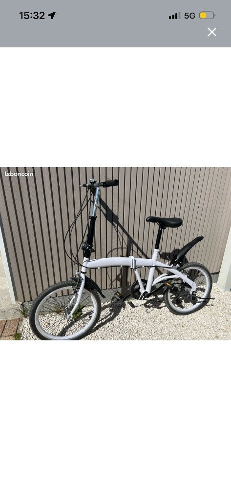Vélo pliable léger, Vélos & Vélomoteurs, Enlèvement, Comme neuf, Totalement pliable, Femmes