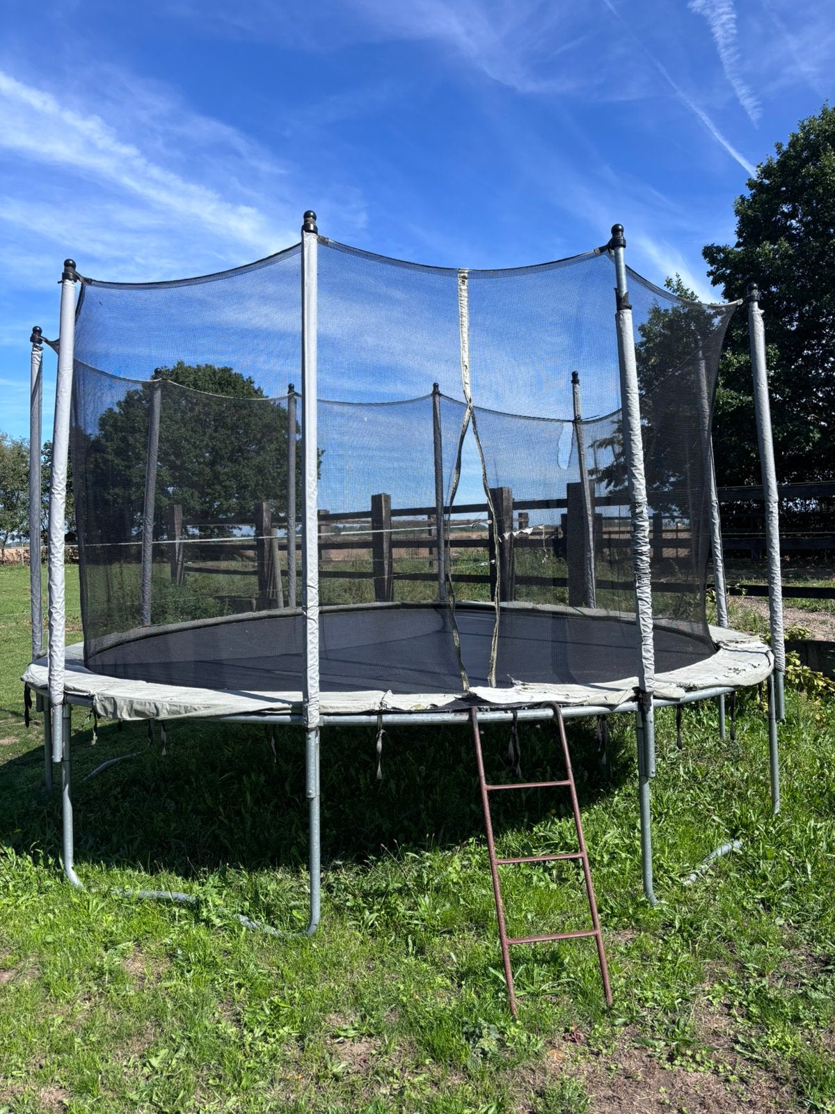 Trampoline Domyos 420, Ophalen, Gebruikt