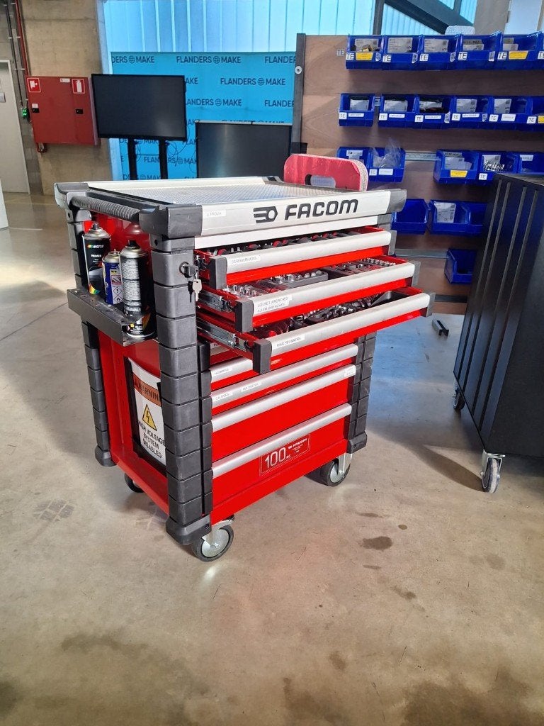 Facom gereedschapkar (gevuld), Bricolage & Construction, Outillage | Outillage à main, Enlèvement, Comme neuf, Facom