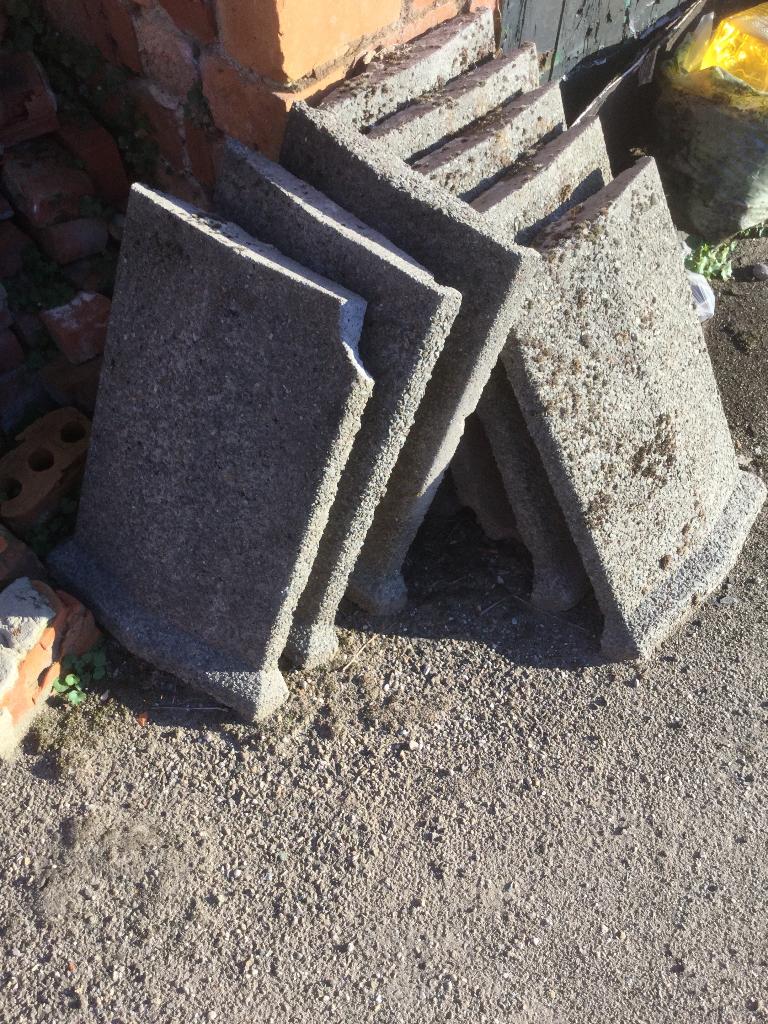 8 dekstenen L52cm Breedte: 37cm = kopstuk, Doe-het-zelf en Bouw, Ophalen, Gebruikt