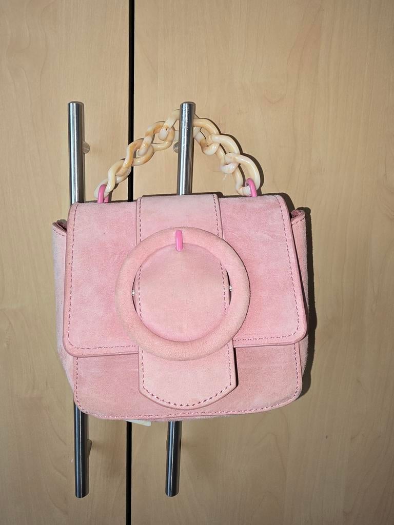 Mini sac à main daim rose Zara woman, Handtassen en Accessoires, Tassen | Damestassen, Ophalen, Roze, Handtas