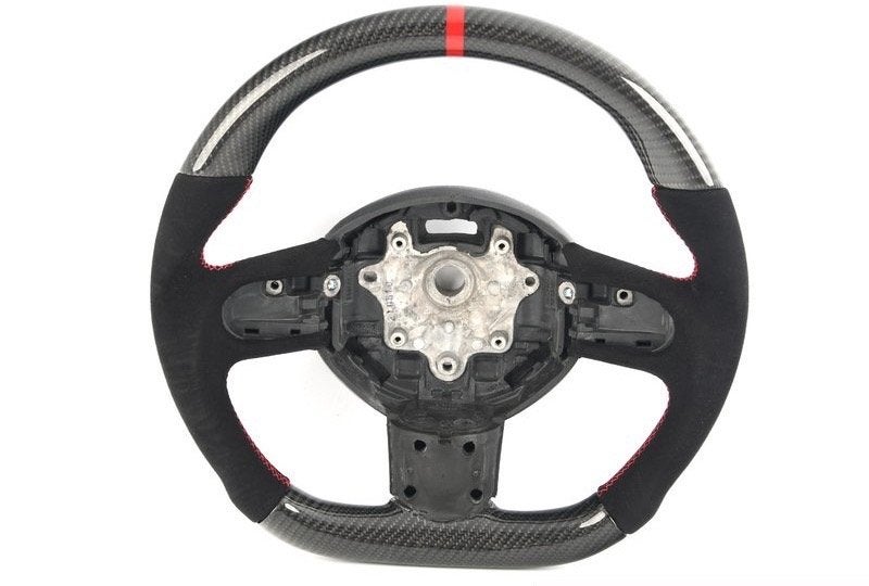 Volant en alcantara en carbone avec bande rouge pour MINI, Enlèvement ou Envoi