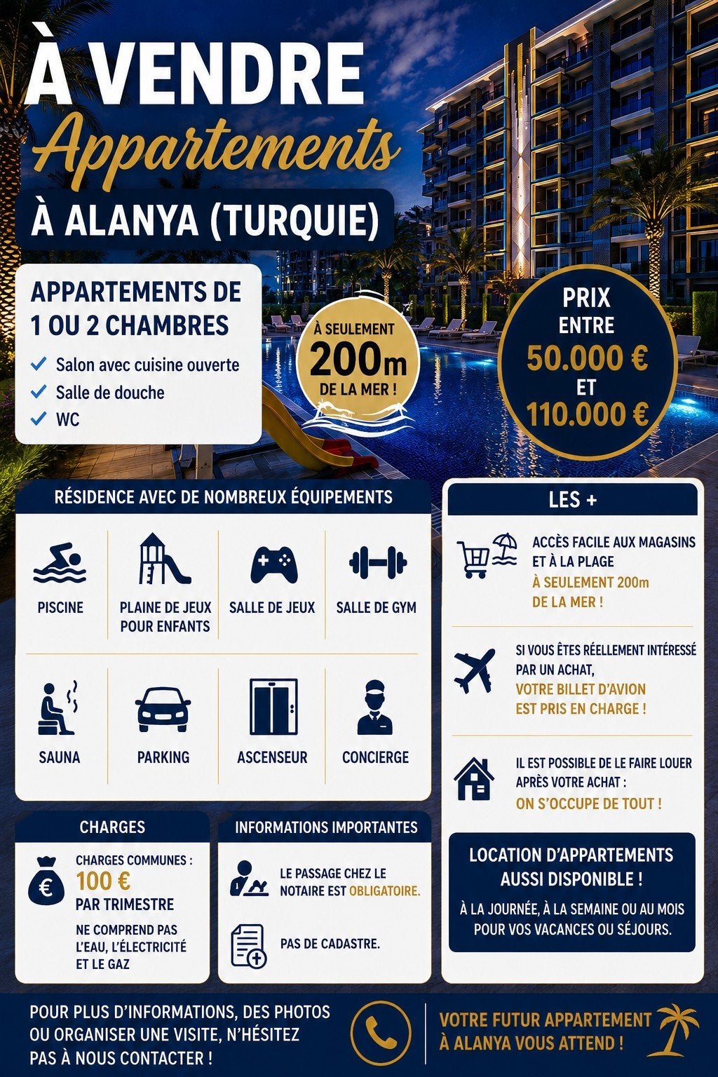 apparemment a vendre