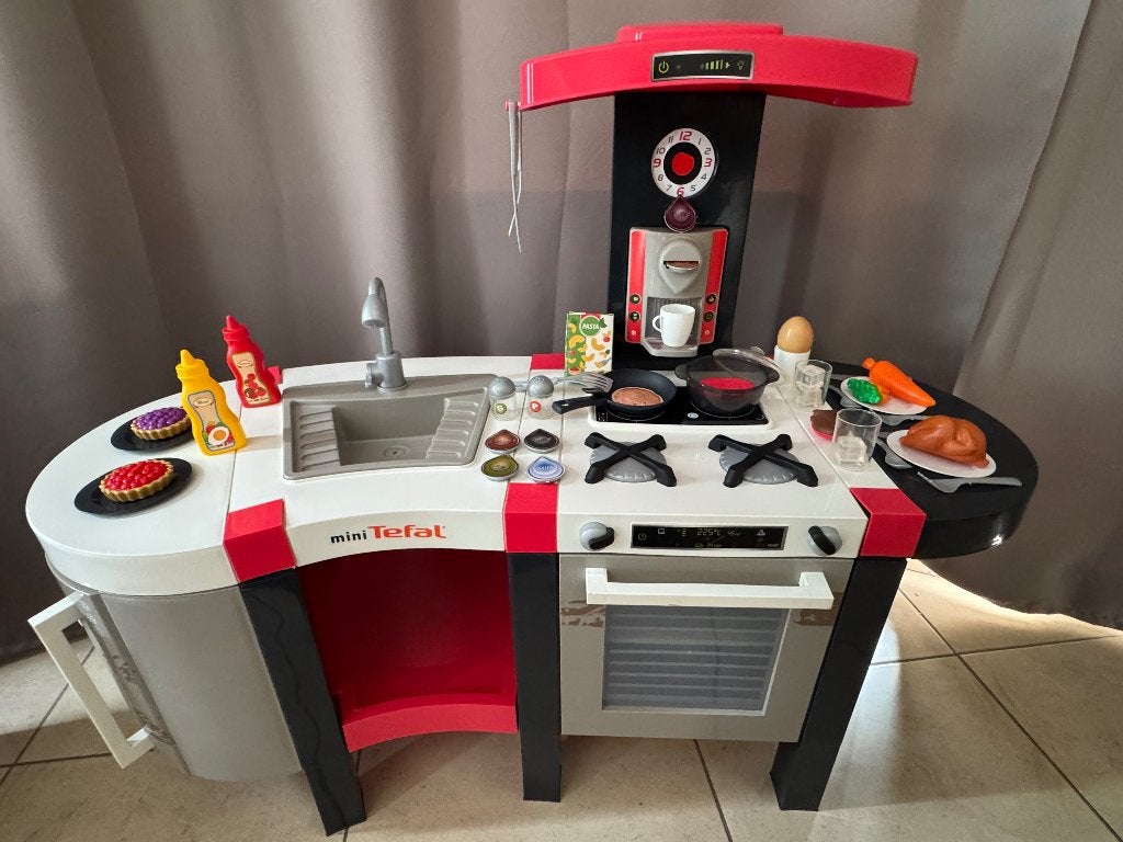Kitchenette pour enfants avec accessoires, Enlèvement, Comme neuf, Plastique, Jouer à la cuisine
